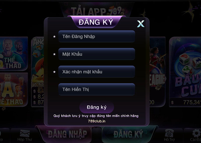 Hướng dẫn đăng ký 789club trong vài phút