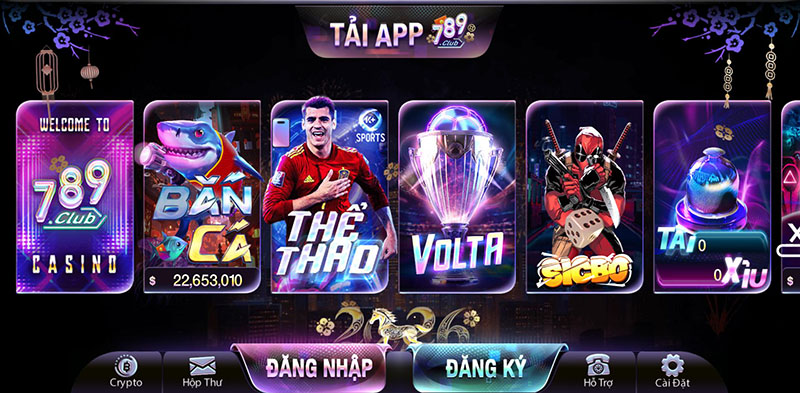 Giao diện game bài đổi thưởng tại 789Club