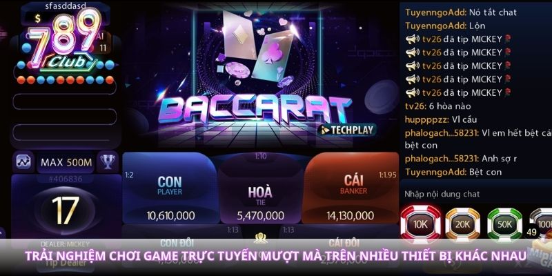 Trải nghiệm chơi game trực tuyến mượt mà trên nhiều thiết bị khác nhau
